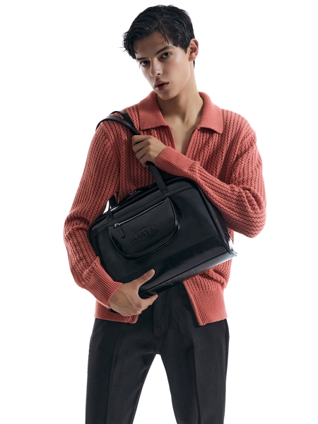 Lire Large Shoulder Bag (Black)