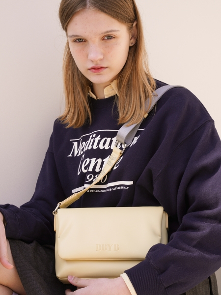 POPA Unisex Small Messenger Bag (Butter Yellow)
