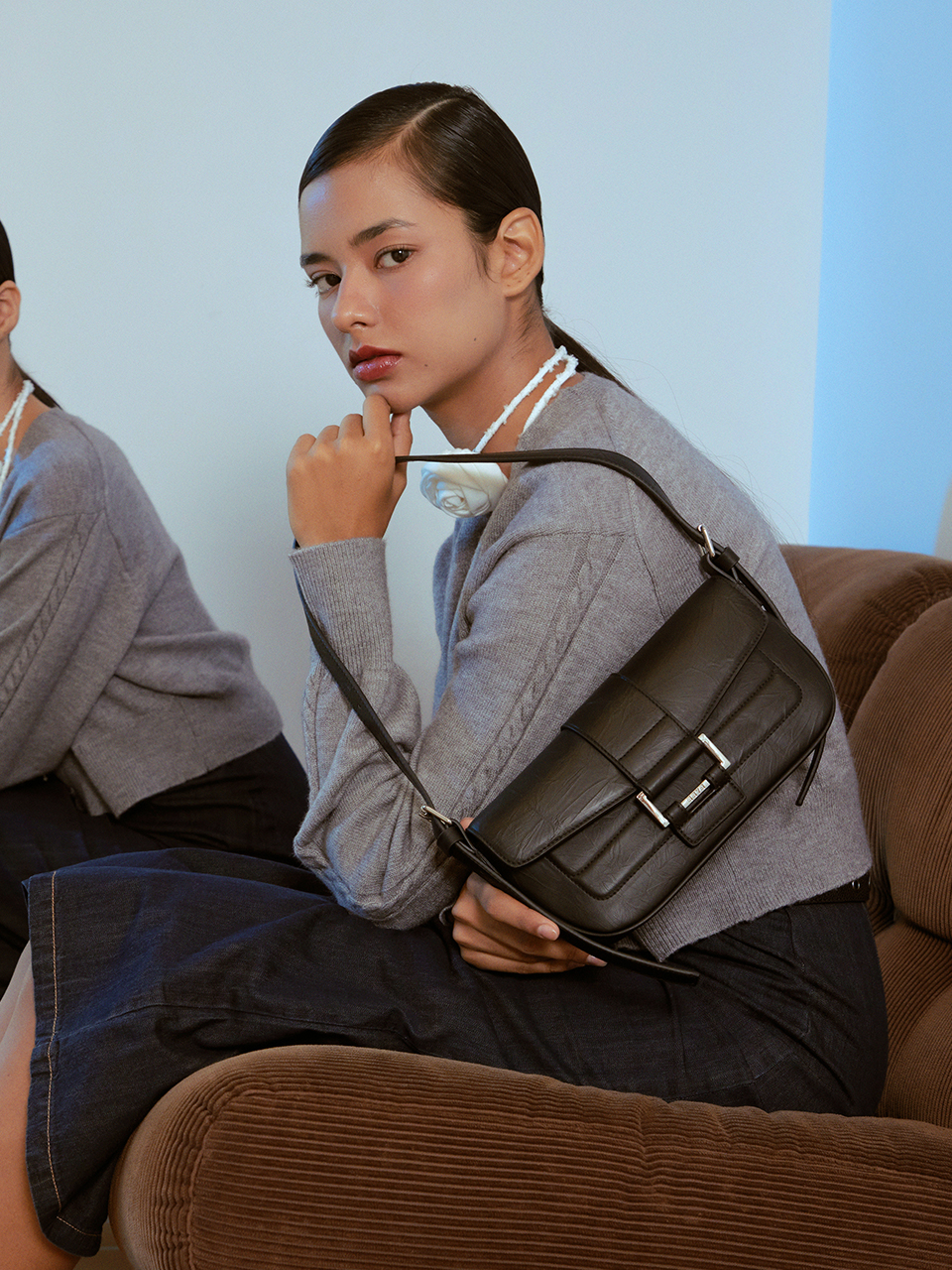 Noce Small Cross Bag (Black)