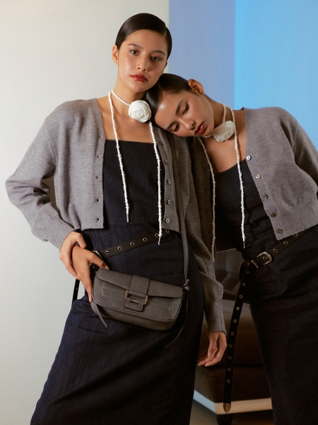 Noce Small Cross Bag (Grey)
