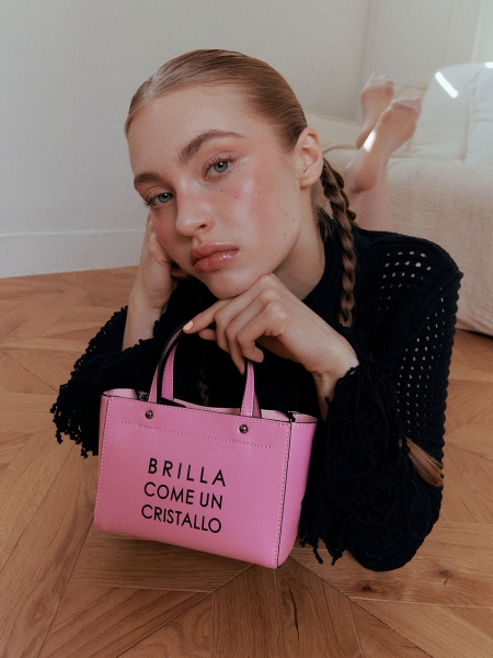 MARCE Zip Mini Cross Bag (Pink)