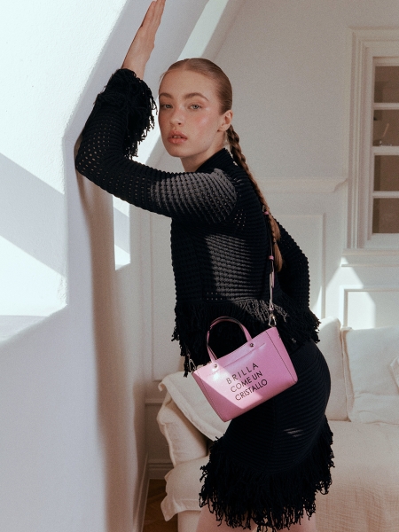 MARCE Zip Mini Cross Bag (Pink)