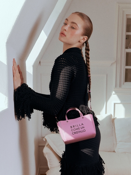 MARCE Zip Mini Cross Bag (Pink)