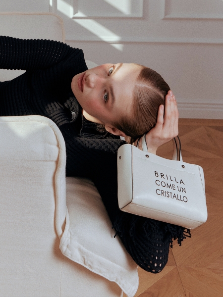 MARCE Zip Mini Cross Bag (Ivory)