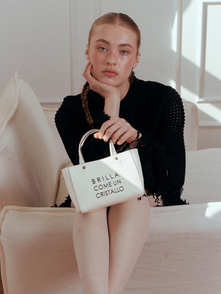 MARCE Zip Mini Cross Bag (Ivory)