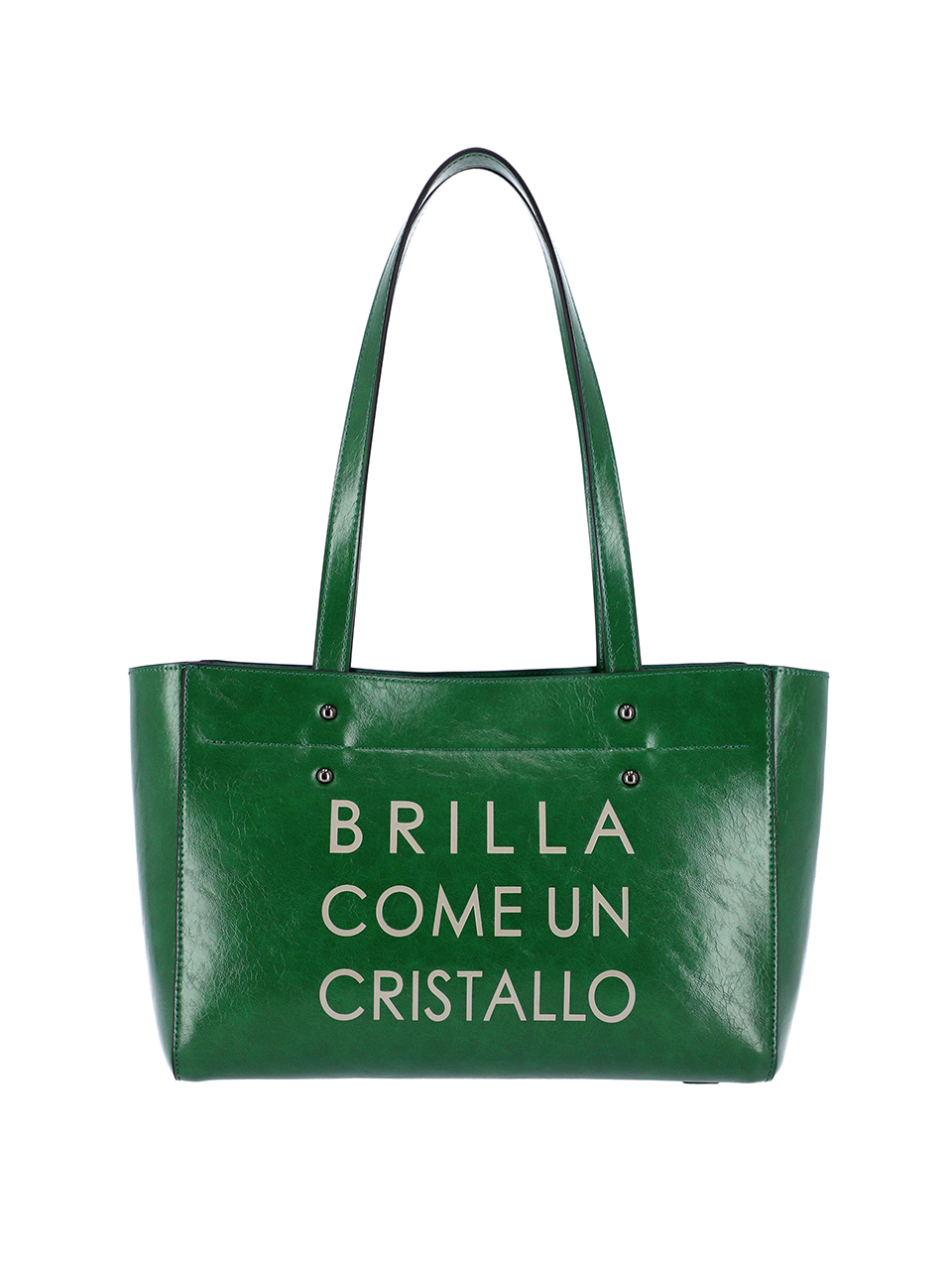 MARCE Zip Shoulder Bag (Deep Green)