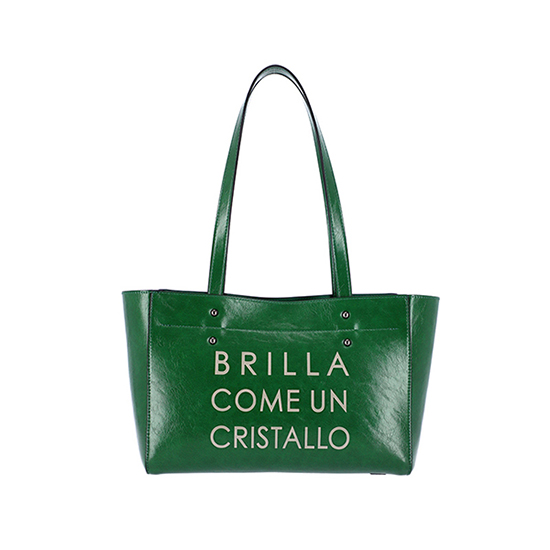 MARCE Zip Shoulder Bag (Deep Green)
