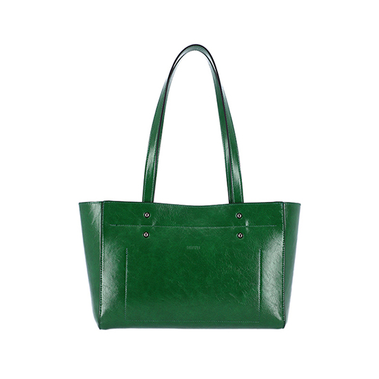 MARCE Zip Shoulder Bag (Deep Green)