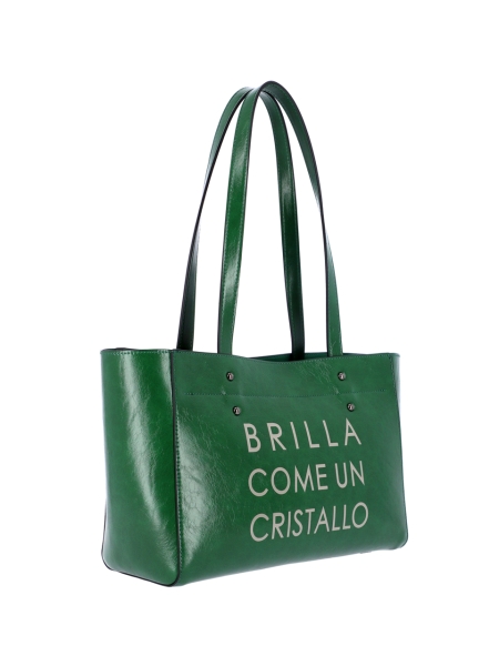 MARCE Zip Shoulder Bag (Deep Green)