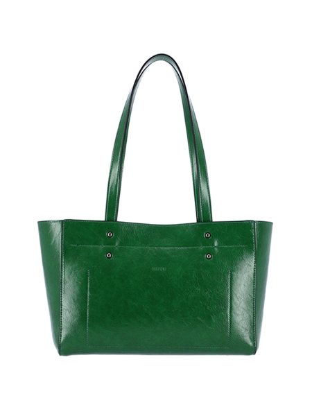 MARCE Zip Shoulder Bag (Deep Green)