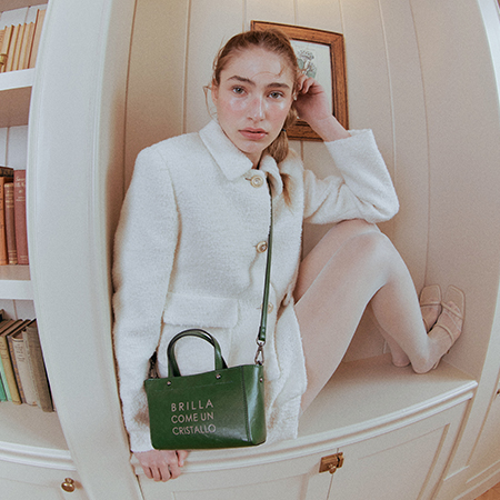 MARCE Zip Mini Cross Bag (Deep Green)