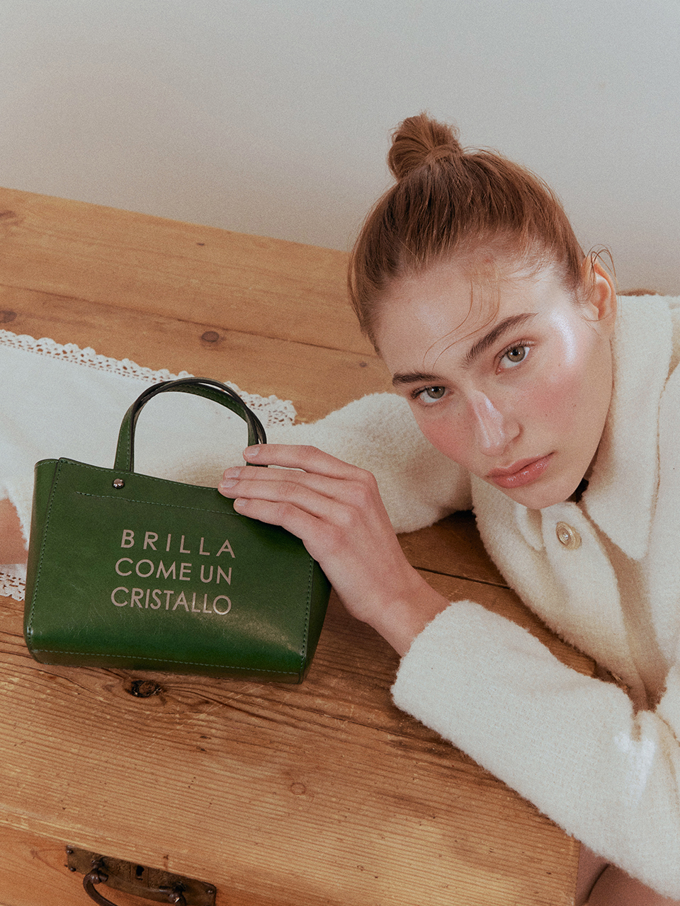 MARCE Zip Mini Cross Bag (Deep Green)