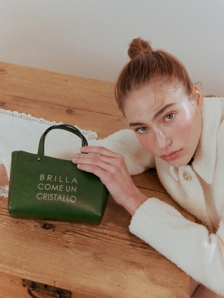 MARCE Zip Mini Cross Bag (Deep Green)