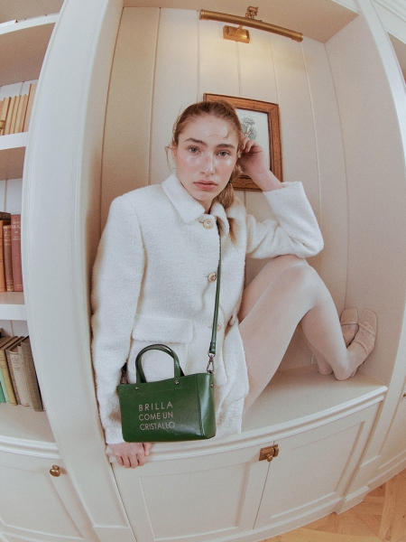 MARCE Zip Mini Cross Bag (Deep Green)