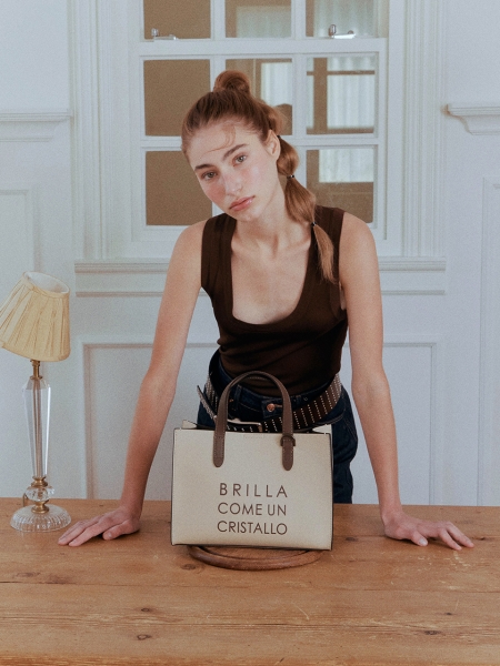 MARCE Half Tote Bag (Ivory)