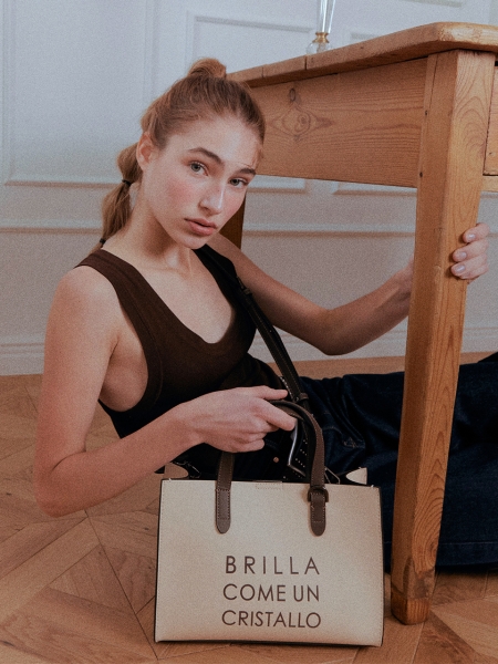 MARCE Half Tote Bag (Ivory)