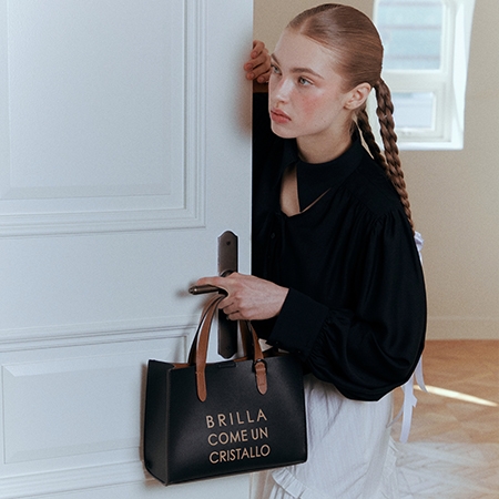 MARCE Half Tote Bag (Black)