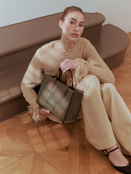 MARCE Half Tote Bag (Khaki)