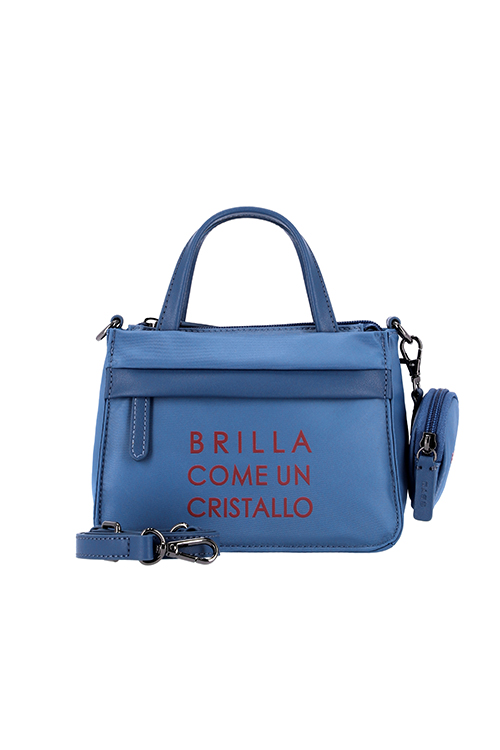 MARCE Nylon Mini Cross Bag (Blue)