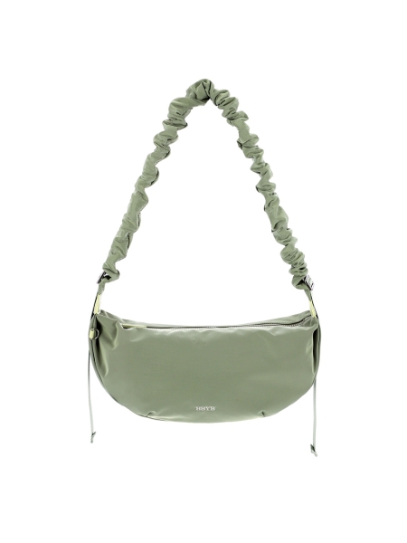 Noi Ruffle Medium Shoulder Bag (Khaki)