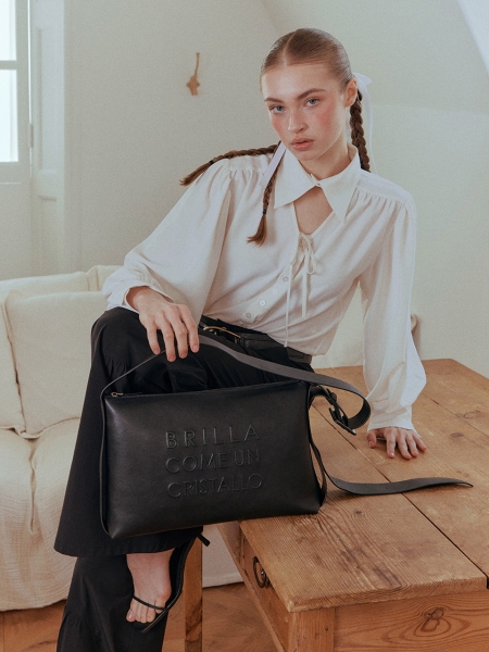 MARCE Soft Unisex Cross Bag (Black)