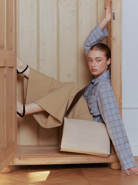 MARCE Soft Unisex Cross Bag (Ivory)