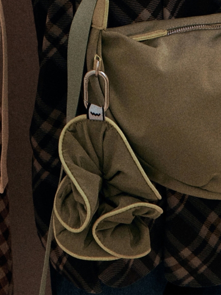 Noi Woven Scrunchie (Khaki)