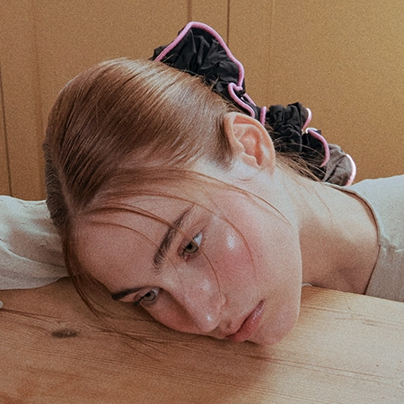 Noi Woven Scrunchie (Black)