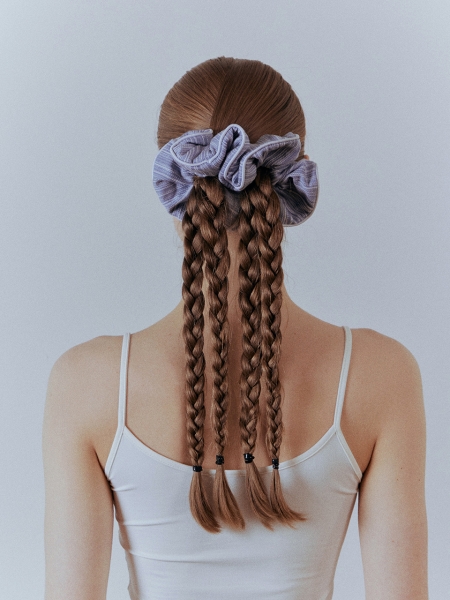 [리퍼브] Noi Cotton Scrunchie (Blue)