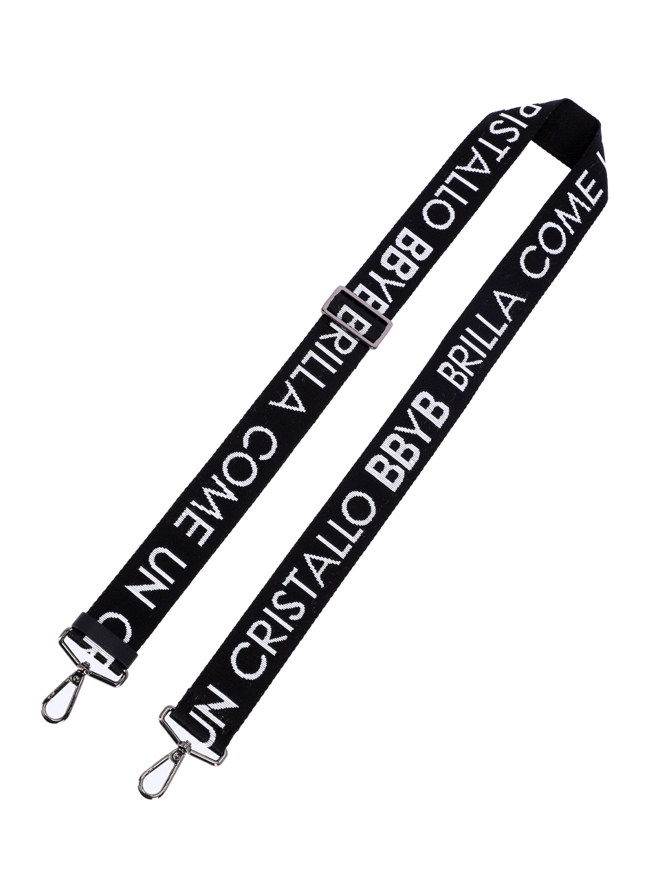 MARCE Lettering Webbing Strap (Black)