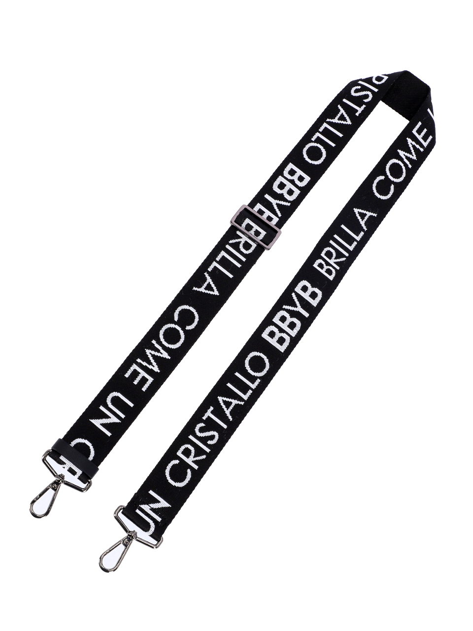 MARCE Lettering Webbing Strap (Black)