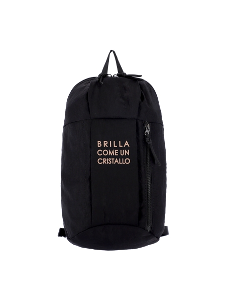 MARCE Woven Nylon Backpack (Black)