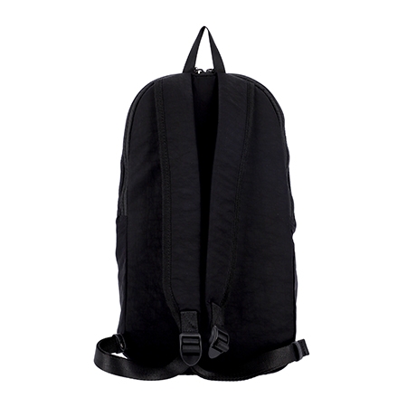 MARCE Woven Nylon Backpack (Black)