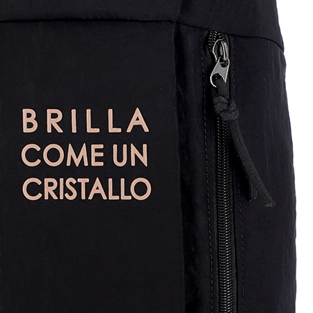 MARCE Woven Nylon Backpack (Black)