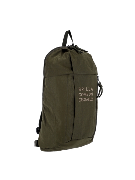 MARCE Woven Nylon Backpack (Khaki)