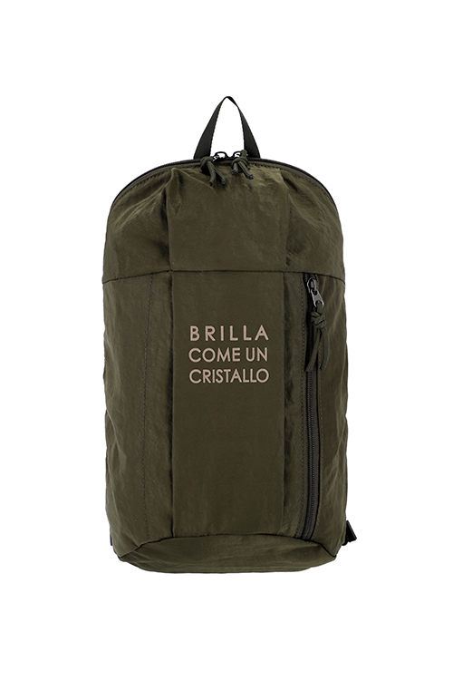 MARCE Woven Nylon Backpack (Khaki)