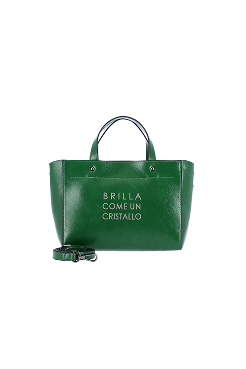MARCE Zip Medium Tote Bag (Deep Green)