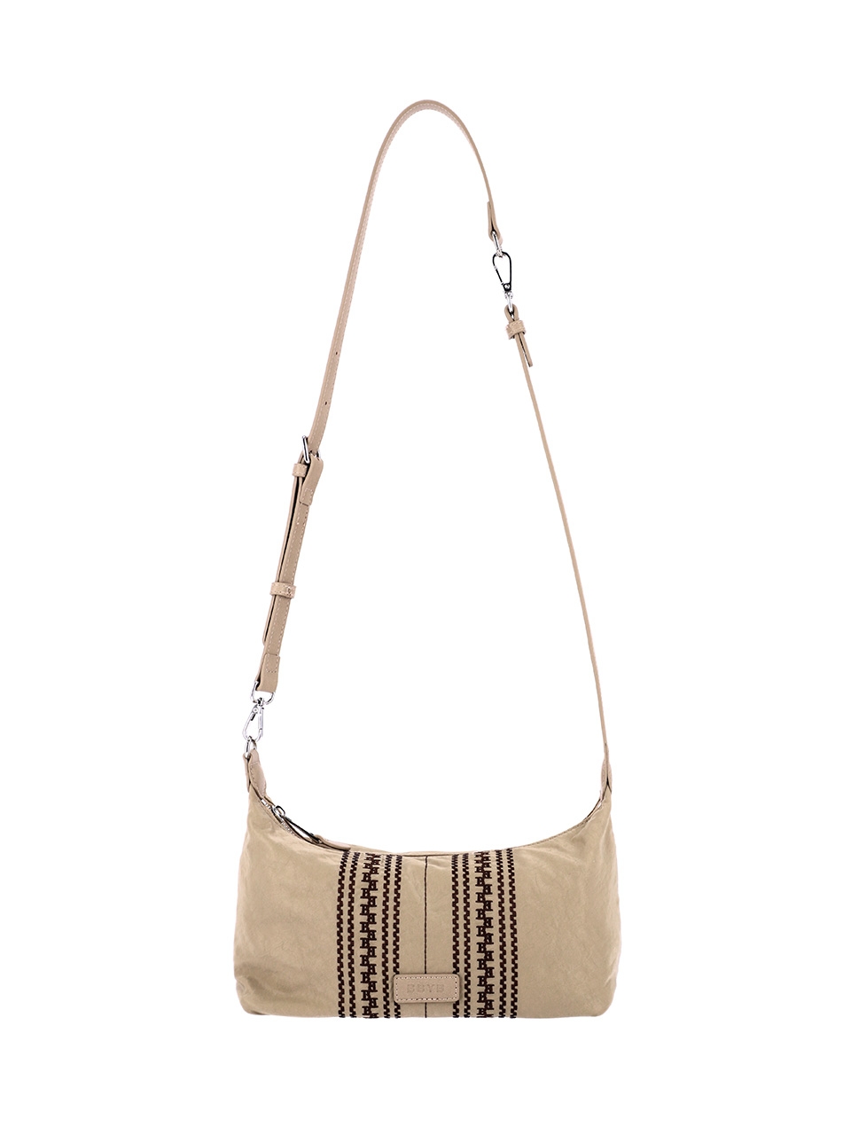 MERIDIEN Nylon Mini Shoulder Bag (Beige)