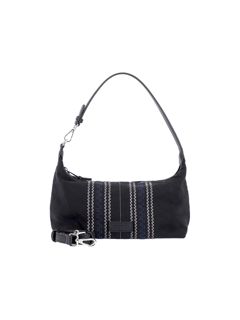 MERIDIEN Nylon Mini Shoulder Bag (Black)