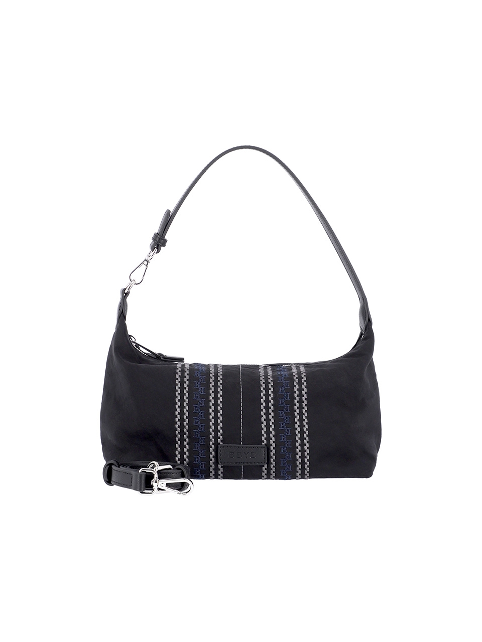 MERIDIEN Nylon Mini Shoulder Bag (Black)