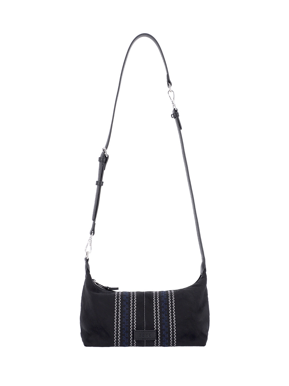 MERIDIEN Nylon Mini Shoulder Bag (Black)