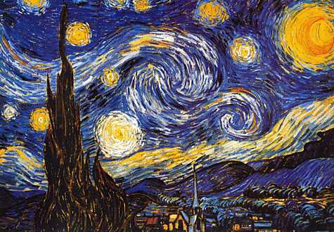 500피스 직소퍼즐 고흐 별이 빛나는 밤에 퍼즐라이프 PL601