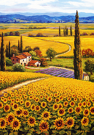 500피스 직소퍼즐 해바라기들판 퍼즐라이프 PL707