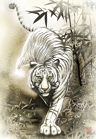 500피스 직소퍼즐 백호도 퍼즐라이프 PL683