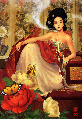 500피스 직소퍼즐 우나영 목단화 여인 퍼즐라이프 PL665