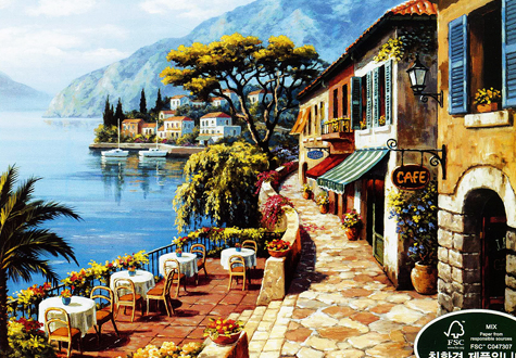 500피스 직소퍼즐 성김 오버룩 카페 퍼즐라이프 PL732
