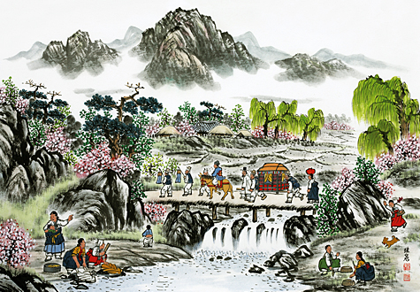 500피스 직소퍼즐 장가가는 날 II 퍼즐라이프 PL695