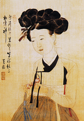 1000피스 직소퍼즐 신윤복 미인도 퍼즐라이프 PL1246