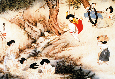 1000피스 직소퍼즐 신윤복 단오도 퍼즐라이프 PL1231