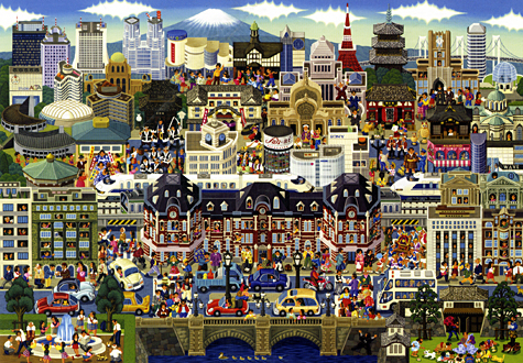 1000피스 직소퍼즐 나오키 타나카 도쿄 퍼즐라이프 PL1228